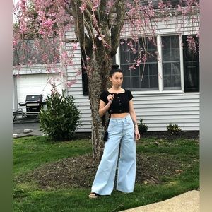 Free People Wide leg Jeans